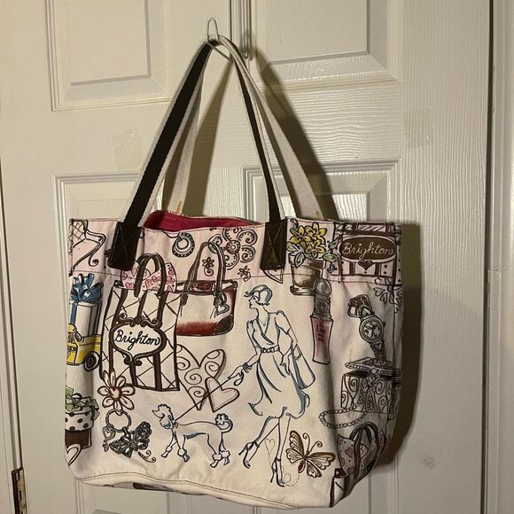 Brighton canvas Multicolor Large Tote Bag - Picture 1 of 12